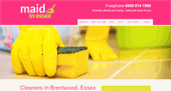Desktop Screenshot of maidinessex.com