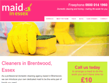 Tablet Screenshot of maidinessex.com